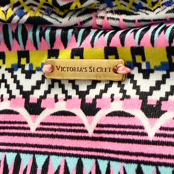 Victoria’s Secret Bikini Bottom The Hottie Cheeky Women’s M Swim Gold Logo Aztec - Picture 3 of 6